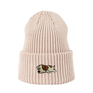 Haftowana czapka beanie - ŚPIĄCY JACK RUSSELL