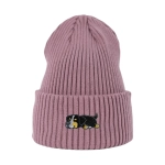 Haftowana czapka beanie - ŚPIĄCY BERNEŃSKI