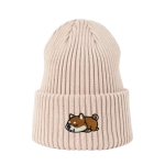 Haftowana czapka beanie - ŚPIĄCY SHIBA INU/AKITA