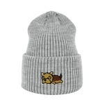 Haftowana czapka beanie - ŚPIĄCY YORKSHIRE