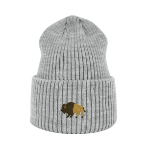 Haftowana czapka beanie - ŻUBR
