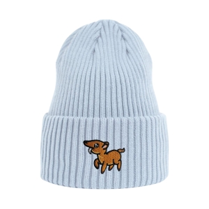 Haftowana czapka beanie - MYSZOJELONEK