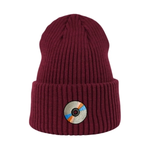 Haftowana czapka beanie - PŁYTA CD