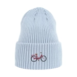 Haftowana czapka beanie - ROWER DAMSKI