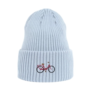 Haftowana czapka beanie - ROWER DAMSKI