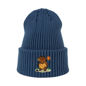 Haftowana czapka beanie - WAKACYJNA KAPIBARA
