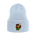 Haftowana czapka beanie - WAKACYJNY BÓBR