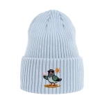 Haftowana czapka beanie - WAKACYJNY GOŁĄB