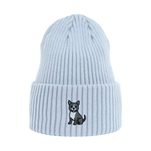 Haftowana czapka beanie - AMSTAFF STAFFIK SZARY