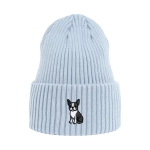 Haftowana czapka beanie - BOSTON TERRIER