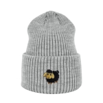 Haftowana czapka beanie - CZARNA OWCA