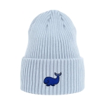 Haftowana czapka beanie - WIELORYB