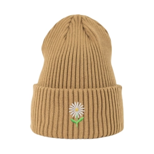 Haftowana czapka beanie - STOKROTKA