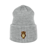 Haftowana czapka beanie - SOWA
