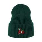 Haftowana czapka beanie - SKUTER CZERWONY