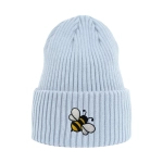 Haftowana czapka beanie - PSZCZOŁA