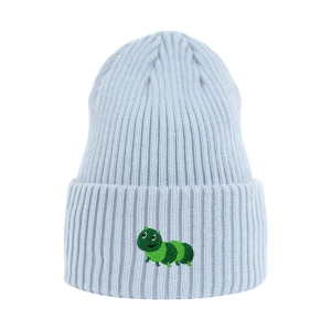 Haftowana czapka beanie - ROBACZEK