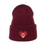 Haftowana czapka beanie - KOCIA ŁAPKA