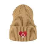 Haftowana czapka beanie - KOCIA ŁAPKA