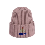 Haftowana dziecięca czapka beanie - ŻAGLÓWKA