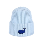 Haftowana dziecięca czapka beanie - WIELORYB