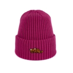 Haftowana dziecięca czapka beanie - ŚPIĄCY KOTEK RUDY