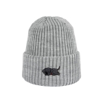 Haftowana dziecięca czapka beanie - ŚPIĄCY CZARNY LABRADOR