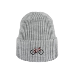 Haftowana dziecięca czapka beanie - ROWER MĘSKI