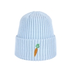 Haftowana dziecięca czapka beanie - MARCHEWKA