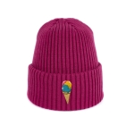 Haftowana dziecięca czapka beanie - LODY