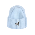 Haftowana dziecięca czapka beanie - KROWA KLASYK