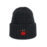 Haftowana dziecięca czapka beanie - KRAB