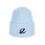 Haftowana dziecięca czapka beanie - JASKÓŁKA