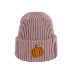 Haftowana dziecięca czapka beanie - DYNIA