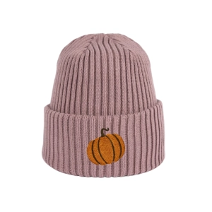 Haftowana dziecięca czapka beanie - DYNIA