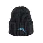 Haftowana dziecięca czapka beanie - DELFIN