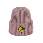 Haftowana dziecięca czapka beanie - CYTRYNA