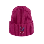 Haftowana dziecięca czapka beanie - SERCE