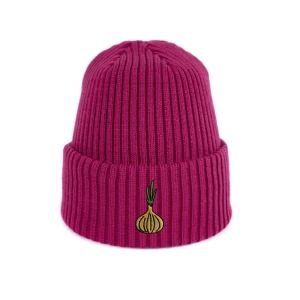 Haftowana dziecięca czapka beanie - CEBULA