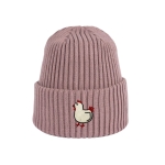 Haftowana dziecięca czapka beanie - KURA