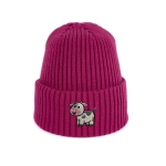 Haftowana dziecięca czapka beanie - KROWA BAJKA