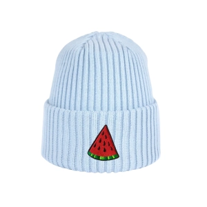 Haftowana dziecięca czapka beanie - ARBUZ