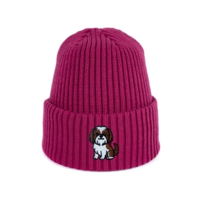 Haftowana dziecięca czapka beanie - SHIH TZU (SHIHTZU)