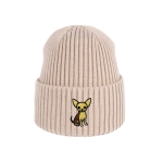 Haftowana dziecięca czapka beanie - CHIHUAHUA (CZIŁAŁA)