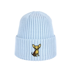 Haftowana dziecięca czapka beanie - CHIHUAHUA (CZIŁAŁA)