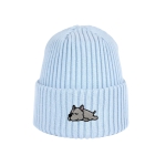 Haftowana dziecięca czapka beanie - ŚPIĄCY PITBULL
