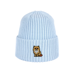 Haftowana dziecięca czapka beanie - KOT PERSKI RUDY