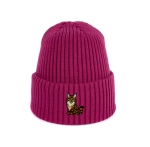Haftowana dziecięca czapka beanie - KOT MAINE COON
