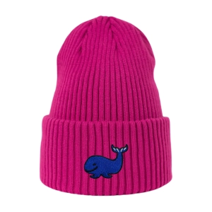 Haftowana czapka beanie - WIELORYB