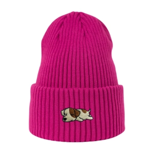 Haftowana czapka beanie - ŚPIĄCY JACK RUSSELL